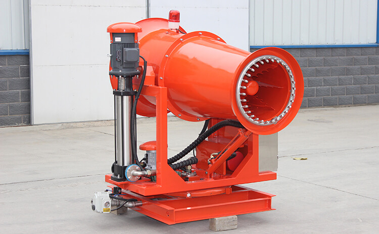 環保除塵霧炮機的降塵技術是什么？