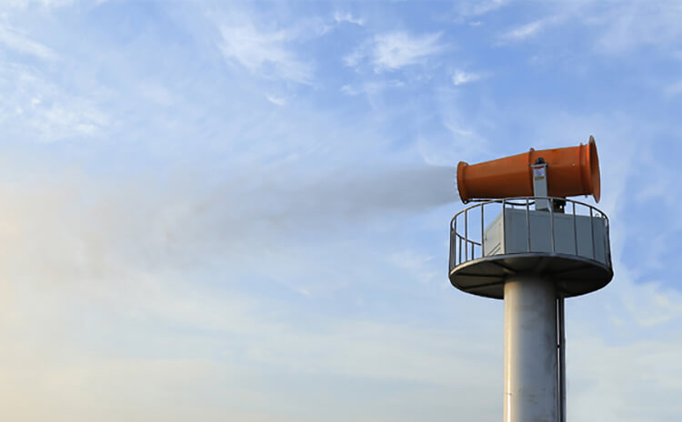 高壓抑塵霧炮機為什么被煤場廣泛使用？