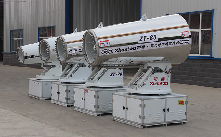 環(huán)保降塵霧炮機(jī)用于車間降塵方案
